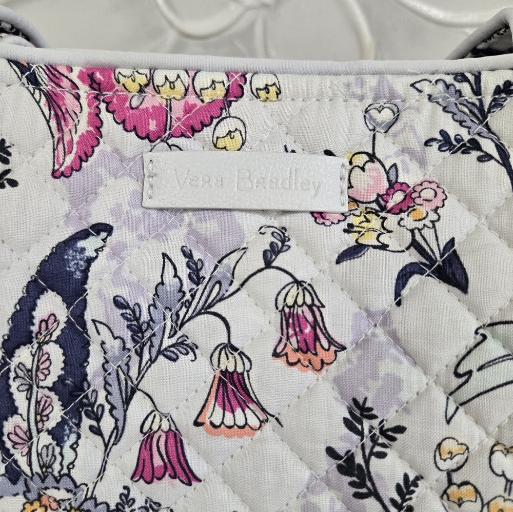 Vera Bradley Iconic Tote Bag Hummingbird Park - Picture 2 of 13